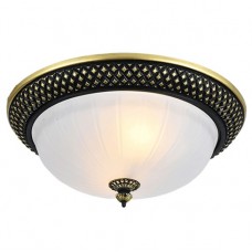 Πλαφονιέρα Οροφής Φ38cm 2xE27 230V Μεταλλική 955PETRA3M/BL